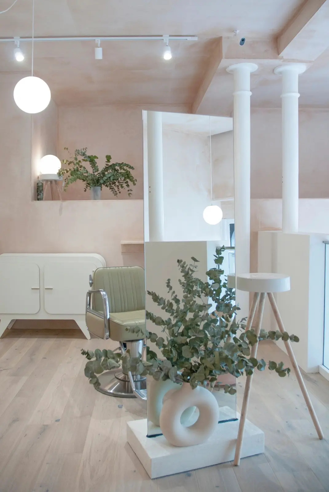 Private styling station at KOOP Studio